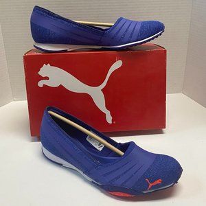 Puma Asha alt w ZZ Royal Blue Sparkly Slip-On